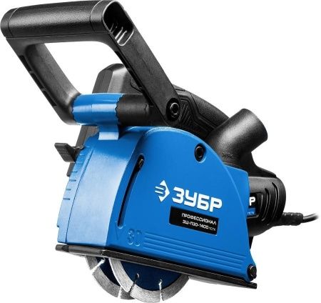 Штроборез (бороздодел), ЗУБР ЗШ-П30-1400 ПСТК, макс. глуб. 30 мм, 125 мм, подключ. пылесоса, плавн пуск, защита от перегрузки, 1400 Вт, кейс по цене 12 560 руб. купить в Воронеже.
