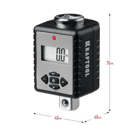 Электронный динамометрический адаптер ″DIGITAL-A″ с переходниками, 1/2″, 40-200 Нм, KRAFTOOL по цене 6 310 руб. купить в Воронеже.