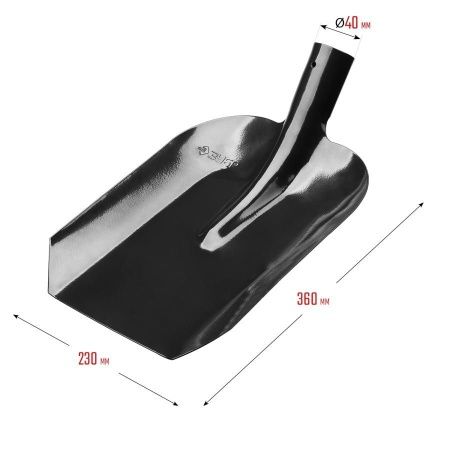 Совковая лопата ЗУБР МАСТЕР, ЛСП, без черенка по цене 423 руб. купить в Воронеже.