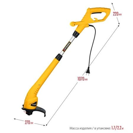 STEHER 400 Вт триммер сетевой, ш/с 25 см по цене 2 790 руб. купить в Воронеже.