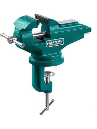 KRAFTOOL Mini, 65 мм, прецизионные тиски на струбцине (32713-75)