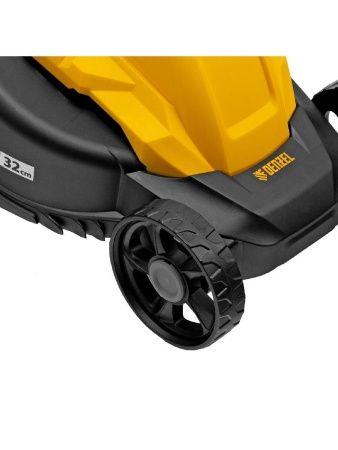 Газонокосилка электрическая GM-1100, 1100 Вт, шир. 32 см, 3 уров., травосб. 30 л Denzel по цене 10 140 руб. купить в Воронеже.