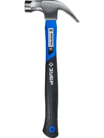 ЗУБР 450 г, столярный молоток-гвоздодёр, Профессионал (20356-450) по цене 970 руб. купить в Воронеже.