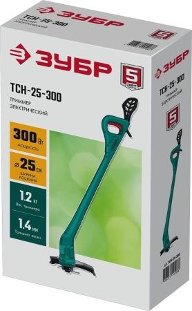 ЗУБР 300 Вт триммер сетевой, ш/с 25 см по цене 2 980 руб. купить в Воронеже.