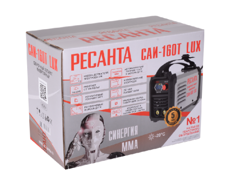 Сварочный аппарат инверторный Ресанта САИ-160Т LUX по цене 7 390 руб. купить в Воронеже.