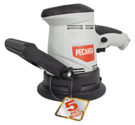 Эксцентриковая (орбитальная) шлифмашина ЭШМ-125Э Ресанта по цене 4 390 руб. купить в Воронеже.