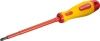 Отвертка KRAFTOOL, высоковольтная, Cr-Mo-V стержень, двухкомпонент. маслобензостойкая рукоятка, PH №3, 150мм