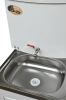 Умывальник дачный без подогрева "Люкс" ВИХРЬ, нержавейка, белый по цене 6 190 руб. купить в Воронеже.