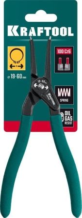 KRAFTOOL съемник стопорных колец 180 мм, прямые губки, внешний по цене 1 730 руб. купить в Воронеже.