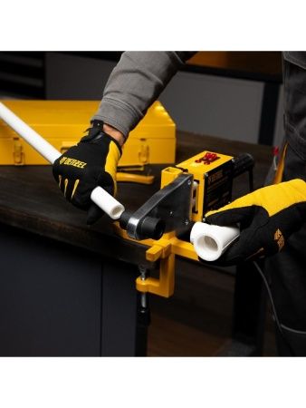 Аппарат для сварки пластиковых труб DWP-1500, 1500 Вт, 260-300 град, комплект насадок, 20-63 мм Denzel по цене 4 030 руб. купить в Воронеже.