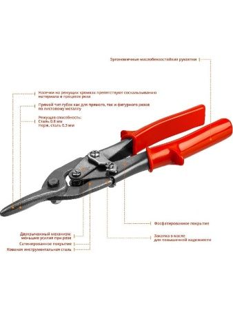 MIRAX 250 мм, прямые ножницы по металлу (2306) по цене 470 руб. купить в Воронеже. MIRAX 250 мм, прямые ножницы по металлу (2306) по цене 470 руб. купить в Воронеже.