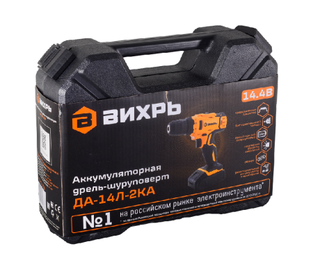 Дрель-шуруповерт Вихрь ДА-14Л-2КА (ДА-14Л-2K) по цене 2 976 руб. купить в Воронеже.