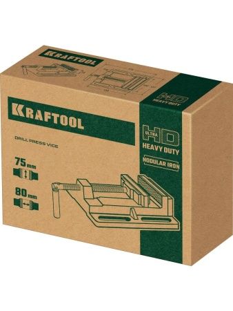KRAFTOOL 75 мм, станочные сверлильные тиски (32715-75) по цене 2 420 руб. купить в Воронеже.