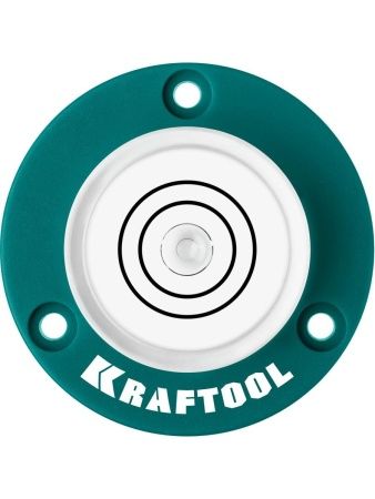 KRAFTOOL BULL'S EYE (БЫЧИЙ ГЛАЗ), d 49 мм, поверхностный магнитный уровень (34789) по цене 480 руб. купить в Воронеже.