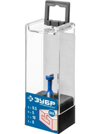 ЗУБР 9.5 x 10 мм, высота 5 мм, фреза пазовая Т-образная №1, Профессионал (28749-9.5-48) по цене 309 руб. купить в Воронеже.