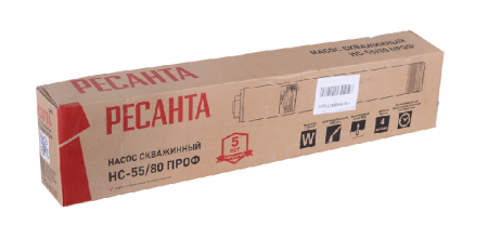 Скважинный насос Ресанта НС-55/80 ПРОФ по цене 17 490 руб. купить в Воронеже.