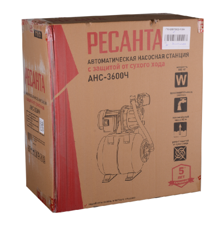Автономная насосная станция Ресанта АНС-3600Ч по цене 13 090 руб. купить в Воронеже.