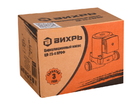 Циркуляционный насос ВИХРЬ ЦН-25-4 ПРОФ по цене 3 090 руб. купить в Воронеже.