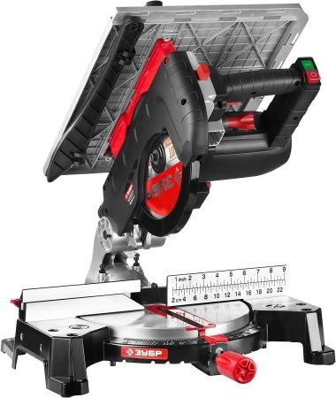 ЗУБР ЗПТК-255-1800 пила торцовочная комбинированная, d 250 х 30 мм, 1800 Вт по цене 26 320 руб. купить в Воронеже.