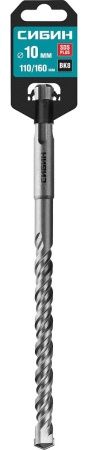 СИБИН 10 х 160 мм, SDS-plus бур (29312-160-10) по цене 100 руб. купить в Воронеже.