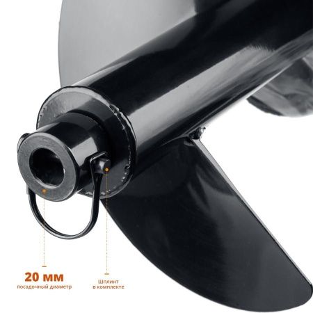 Шнек для мотобуров, грунт, d=300 мм, однозаходный, ЗУБР по цене 5 020 руб. купить в Воронеже.