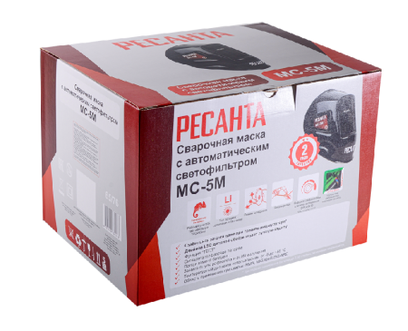 Сварочная маска Ресанта МС-5М по цене 5 190 руб. купить в Воронеже.