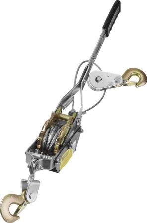 Лебедка STAYER ″MAXPull″ рычажная, тросовая, 1,5т/2,4м по цене 2 150 руб. купить в Воронеже.