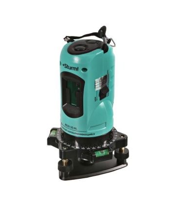 Уровень лазерный в кейсе, 2 красных луча, штатив, Sturm! по цене 5 190 руб. купить в Воронеже.