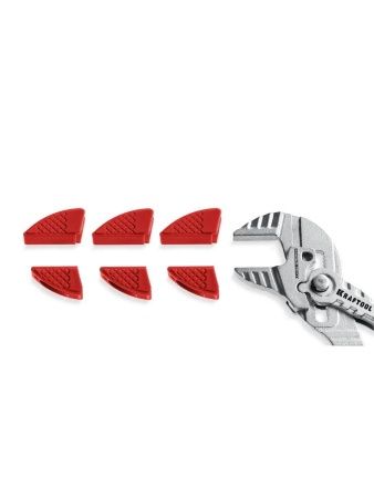KRAFTOOL Vise-Wrench сменные защитные накладки на губки, для клещей 180 мм, набор из 3-х пар (22066-S3)