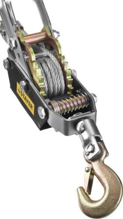 Лебедка STAYER ″MAXPull″ рычажная, тросовая, 4т/3м по цене 4 430 руб. купить в Воронеже.