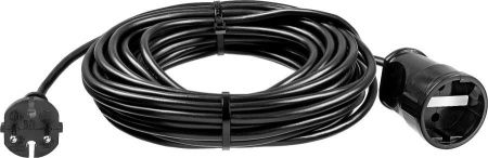 Силовой удлинитель-шнур ЗУБР ПВС 2x0.75 20м 2200Вт, ПВС 207-Ш по цене 960 руб. купить в Воронеже.