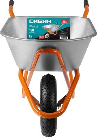 Строительная одноколесная тачка СИБИН СТ-12 90 л 180 кг по цене 4 370 руб. купить в Воронеже.