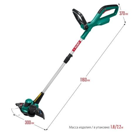 ЗУБР 18В аккумуляторный триммер, без АКБ . ТА-185 по цене 4 770 руб. купить в Воронеже.