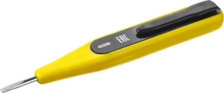 Тестер напряжения STAYER ″MASTER″ MAXElectro цифровой со световым индикатором, 12-220В, 125мм по цене 252 руб. купить в Воронеже. Тестер напряжения STAYER ″MASTER″ MAXElectro цифровой со световым индикатором, 12-220В, 125мм по цене 252 руб. купить в Воронеже.