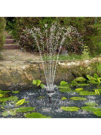 Насос фонтанный FNP90-39, 92 Вт, подъем 3,9 м, 3200 л/ч, колокольчик/каскад/гейзер Denzel по цене 6 750 руб. купить в Воронеже.