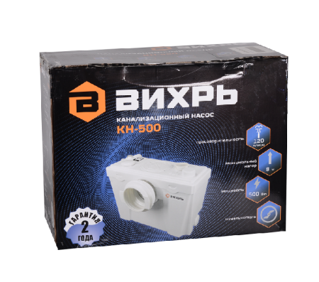 Насос канализационный Вихрь КН-500 по цене 13 190 руб. купить в Воронеже.