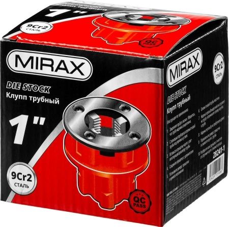 MIRAX 1″ клупп трубный резьбонарезной (BSPT R) по цене 760 руб. купить в Воронеже.