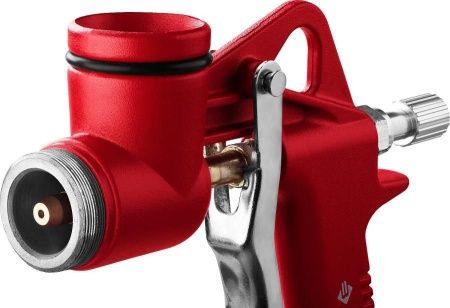 Картушный пистолет для штукатурки ЗУБР MKP 600 с верхним бачком, 4, 6, 8мм по цене 3 460 руб. купить в Воронеже.