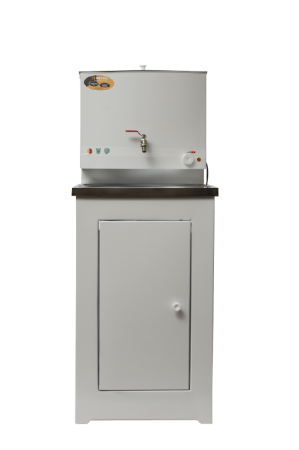 Умывальник дачный с подогревом "Люкс" ВИХРЬ, нержавейка, белый по цене 6 290 руб. купить в Воронеже.