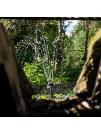 Насос фонтанный FNP110-34, 112 Вт, подъем 3,4 м, 3400 л/ч, колокольчик/каскад/гейзер Denzel по цене 5 040 руб. купить в Воронеже.