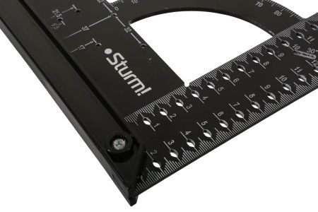 Угольник 200x300мм, разметочный, со стоппером, , Sturm! по цене 1 440 руб. купить в Воронеже.