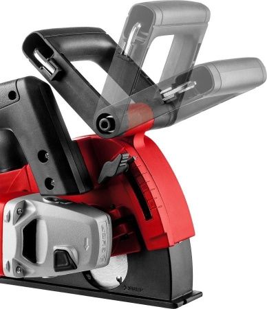 Штроборез (бороздодел), ЗУБР ЗШ-30-1200 Т, макс. глубина паза 30 мм, 125 мм, пылезащита, подключение пылесоса, защита от перегрузки, 1200 Вт по цене 8 880 руб. купить в Воронеже.