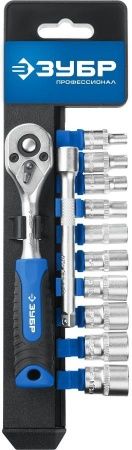 ЗУБР ТМ-12 набор торцовых головок 12 предм. Серия Профессионал. по цене 1 910 руб. купить в Воронеже.