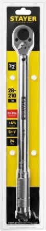 Ключ динамометрический, 1/2″, 28-210 Нм, STAYER Professional 64064-210 по цене 3 720 руб. купить в Воронеже.